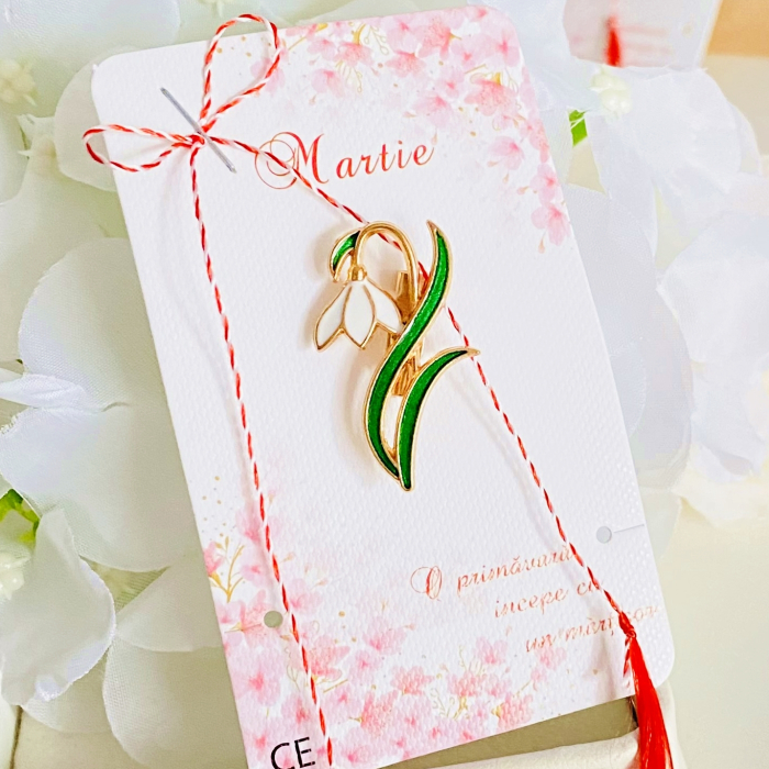 Martisor Brosa Ghiocel, Bijuterii Femei, Martisoare Martie [4]