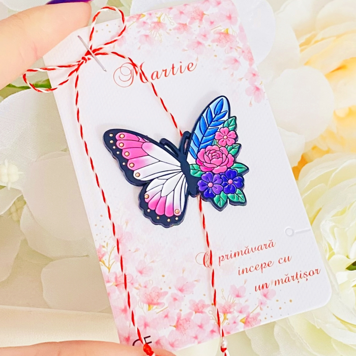 Martisor Brosa Fluture & Flori, Bijuterii Femei, Martisoare Martie [5]