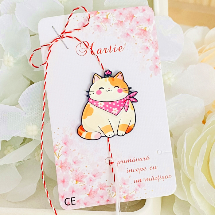 Martisor Brosa Pisica, Bijuterii Femei, Martisoare Martie [6]