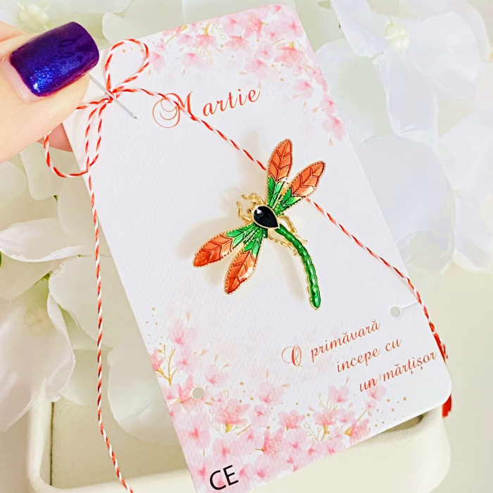 Martisor Brosa Libelula, Bijuterii Femei, Martisoare Martie [4]