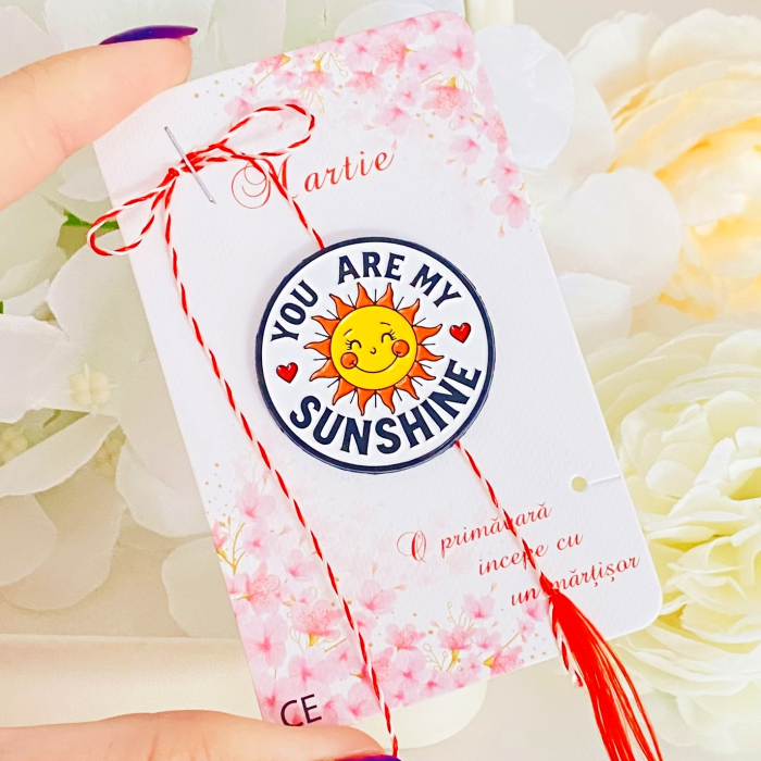 Martisor Brosa Sunshine, Bijuterii Femei, Martisoare Martie [2]