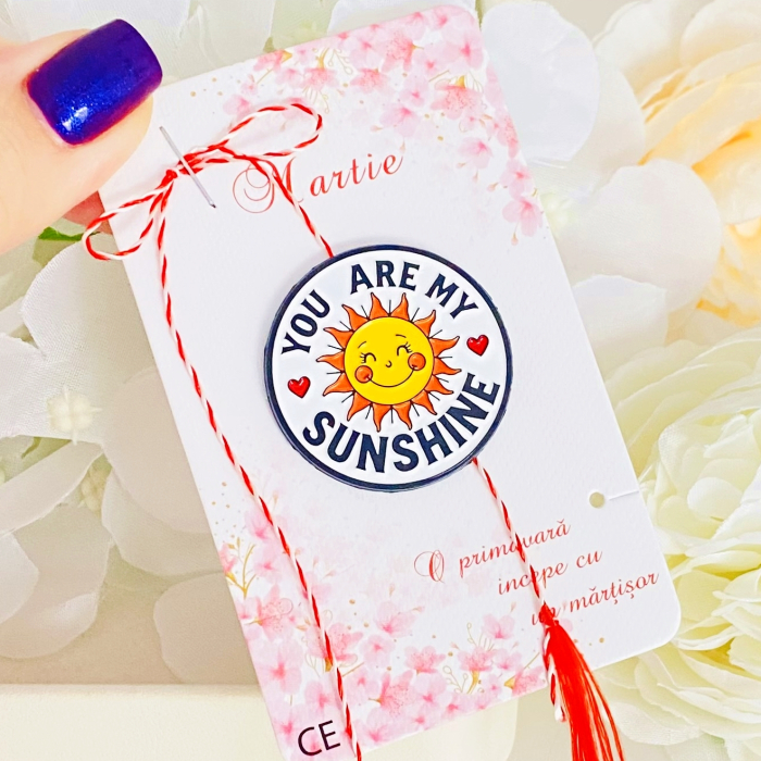 Martisor Brosa Sunshine, Bijuterii Femei, Martisoare Martie [5]