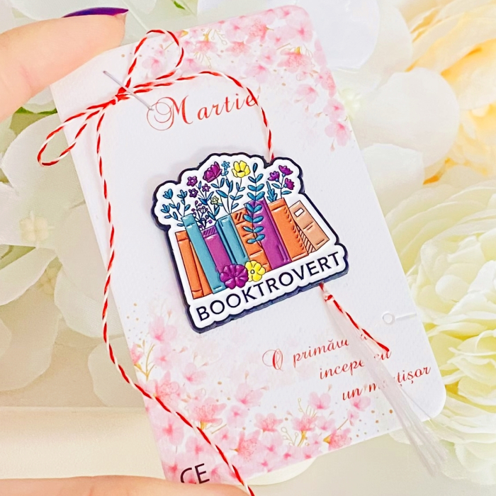 Martisor Brosa Booktrovert, Bijuterii Femei, Martisoare Martie [3]