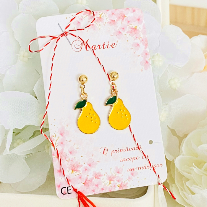 Martisor Cercei Lamai, Cercei Dama, Bijuterii Femei, Martisoare Martie [3]