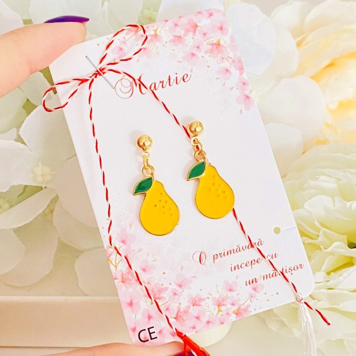 Martisor Cercei Lamai, Cercei Dama, Bijuterii Femei, Martisoare Martie [2]