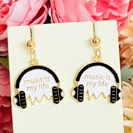 Martisor Cercei Music, Cercei Dama, Bijuterii Femei, Martisoare Martie [4]