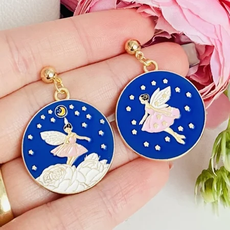 Martisor Cercei Zana din Povesti, Cercei Dama, Bijuterii Femei, Martisoare Martie [4]