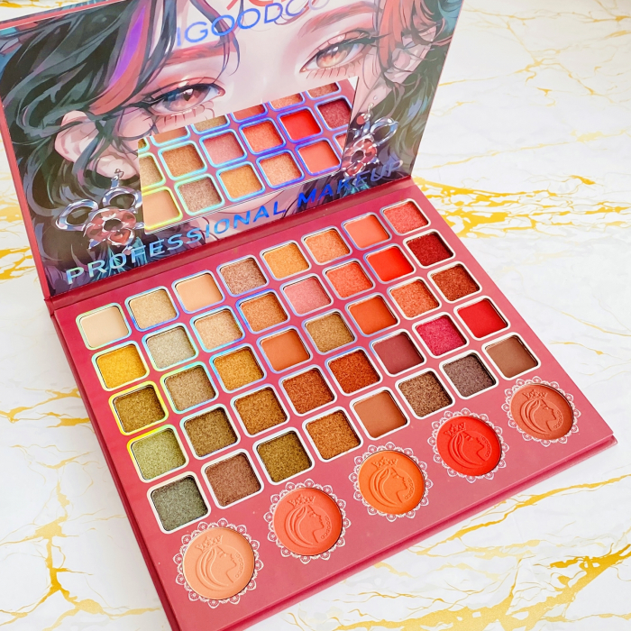 Paleta 45 Farduri Ochi & Ten Peacock Princess, Machiaj Ochi [1]