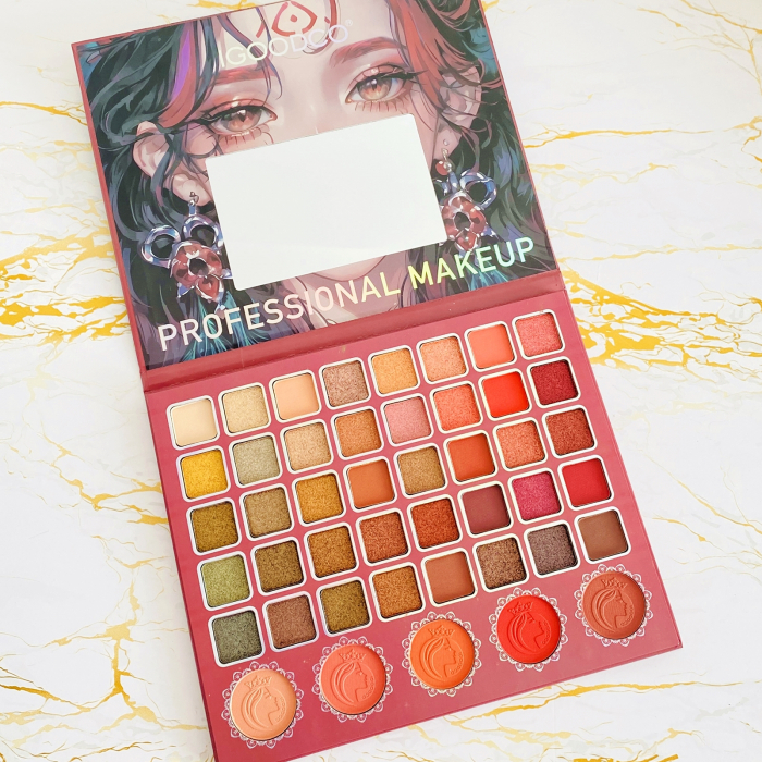 Paleta 45 Farduri Ochi & Ten Peacock Princess, Machiaj Ochi [3]
