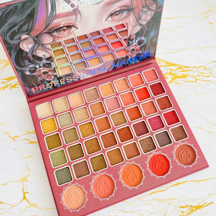 Paleta 45 Farduri Ochi & Ten Peacock Princess, Machiaj Ochi [5]