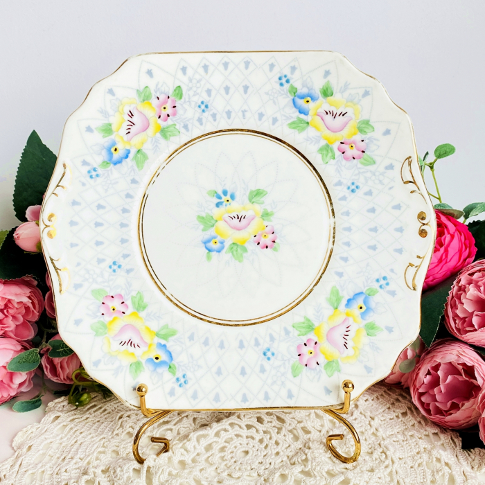 Platou Flori Multicolore, Portelan Vintage [2]