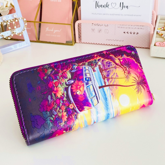 Portofel Sunset - Piele ECO, Portofele Dama [3]