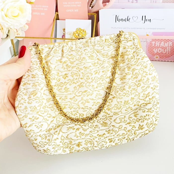 Poseta Vintage Gold Love, Genti Vintage [2]