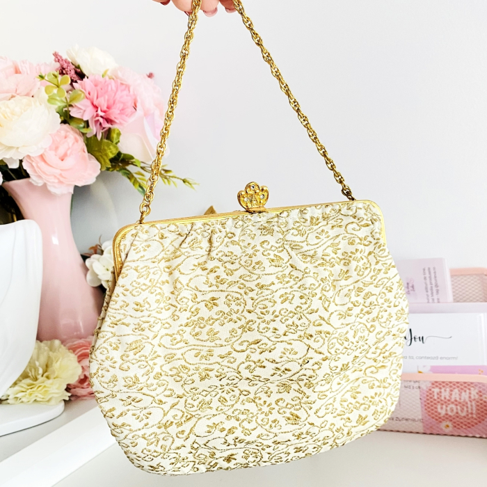 Poseta Vintage Gold Love, Genti Vintage [4]