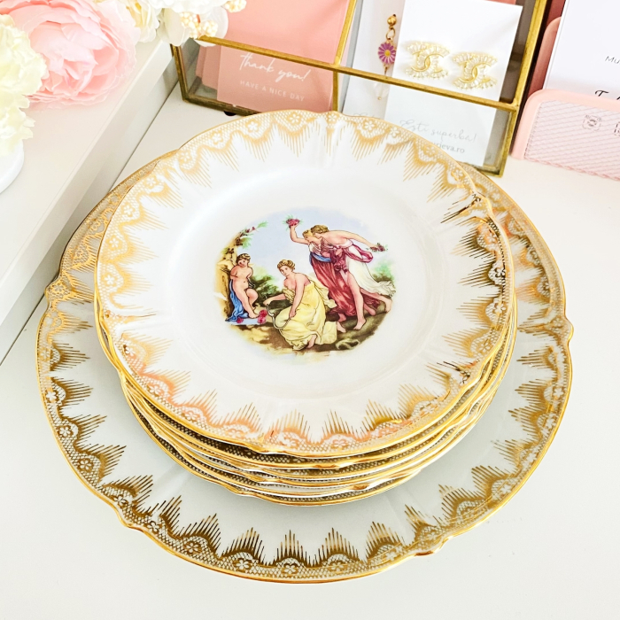 Serviciu Tort Portelan Bavaria, Portelan Vintage [2]