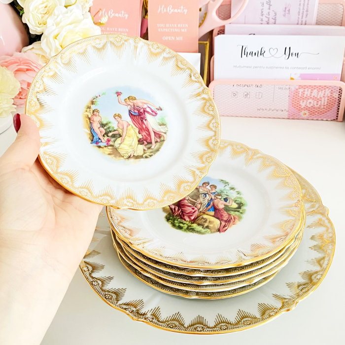 Serviciu Tort Portelan Bavaria, Portelan Vintage [5]