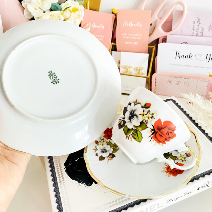 Set Mic Dejun Flori Bavaria, Portelan Vintage [10]