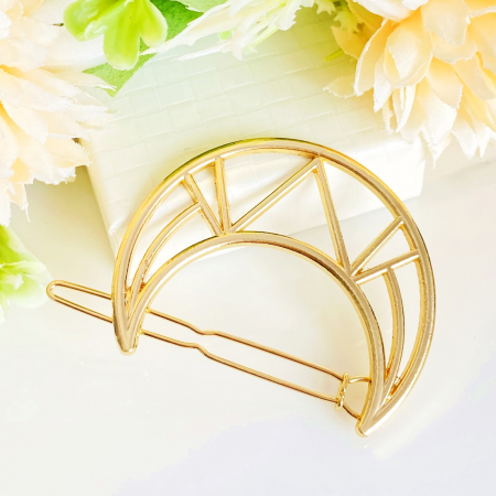 Agrafe de Par Semiluna Luna Aurie, Clama, Accesorii Par [5]
