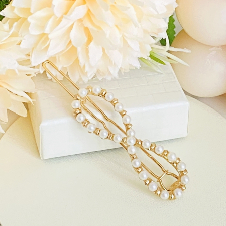 Agrafa de Par Semn Infinit, Agrafa de Par, Accesorii Par, Clama metal [1]