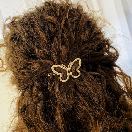 Martisor Clama Fluture, Agrafa de Par, Accesorii Par, Clama metal [1]