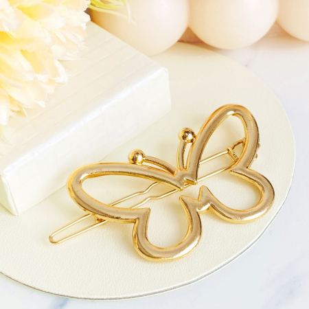 Clama Fluture, Agrafa de Par, Accesorii Par, Clama metal [2]