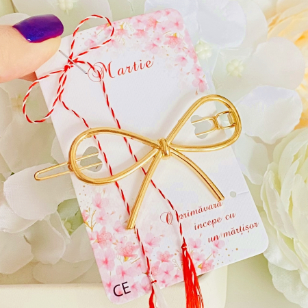 Martisor Clama Fundita, Agrafa de Par, Accesorii Par, Clama metal [5]