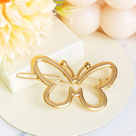 Clama Fluture, Agrafa de Par, Accesorii Par, Clama metal [3]