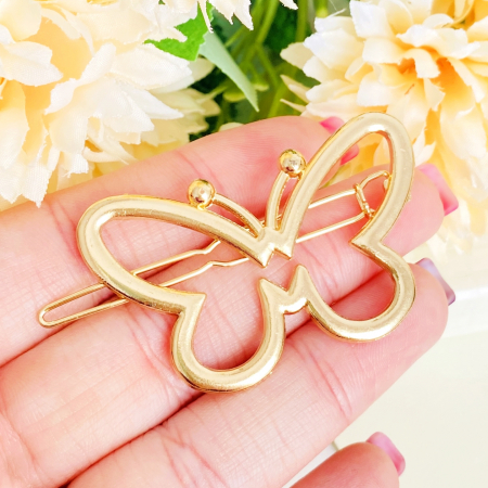 Martisor Clama Fluture, Agrafa de Par, Accesorii Par, Clama metal [2]