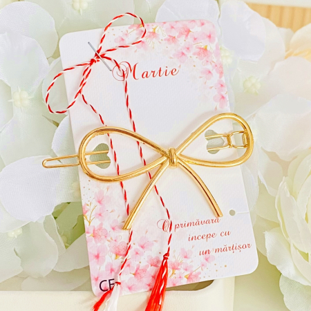 Martisor Clama Fundita, Agrafa de Par, Accesorii Par, Clama metal [2]