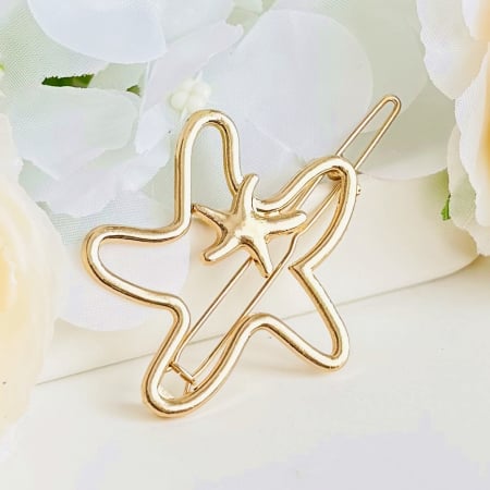 Agrafa Par Stea de Mare, Agrafa de Par, Accesorii Par, Clama metal [3]