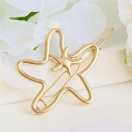 Agrafa Par Stea de Mare, Agrafa de Par, Accesorii Par, Clama metal [2]