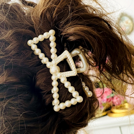 Clama Par Mini Flori Albe, Accesorii Par, Clame de Par [3]