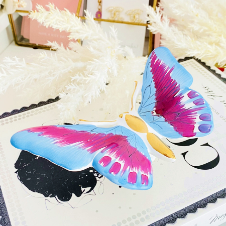 Decoratiune Vintage Fluture, Portelan Vintage [3]