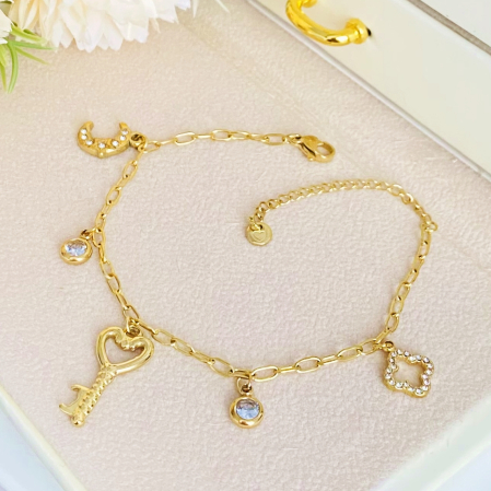 BRATARI Otel Inoxidabil - Bratara Cheia Inimii Otel Inoxidabil, Bijuterii Inox, Bratari Dama