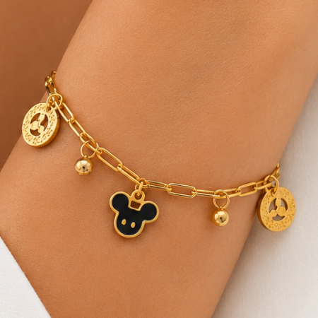 BRATARI Otel Inoxidabil - Bratara Minnie Otel Inoxidabil, Bijuterii Inox, Bratari Dama