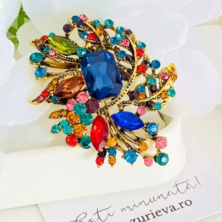 BROSE - Brosa Cristale Colorate, Brose Dama, Brose Elegante