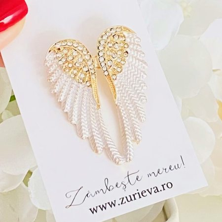 Brosa Aripi de Inger Aurii, Bijuterii Femei [3]