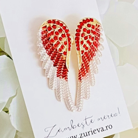 Brosa Aripi Inger Rosu, Brose Dama, Brose Elegante [1]