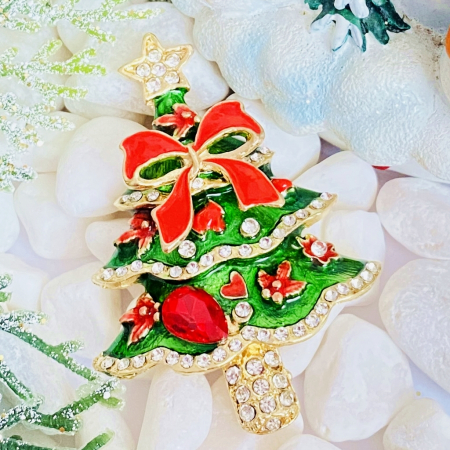 Brosa Brad Craciun Funda, Brose Craciun, Brosa Statement, Brose Femei [6]