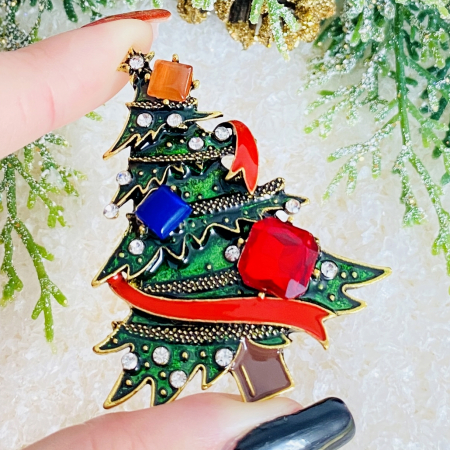 Brosa Brad Impodobit Craciun, Brosa Statement, Brose Femei [0]