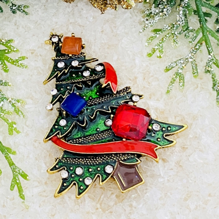 Brosa Brad Impodobit Craciun, Brosa Statement, Brose Femei [5]