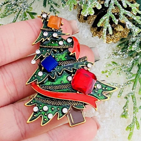 Brosa Brad Impodobit Craciun, Brosa Statement, Brose Femei [3]