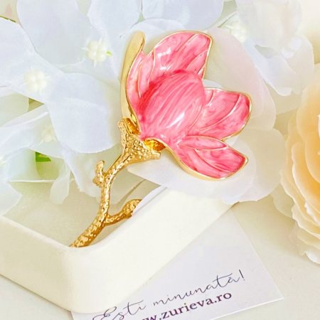 Brosa Magnolie Roz, Brose Dama, Brose Elegante [3]