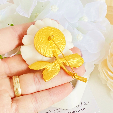 Brosa Bujor Alb, Brose Dama, Brose Elegante [5]