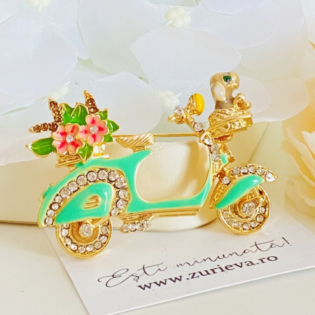 Brosa Catelus pe Scuter, Brose Dama, Brose Elegante [4]