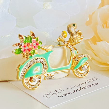 Brosa Catelus pe Scuter, Brose Dama, Brose Elegante [5]