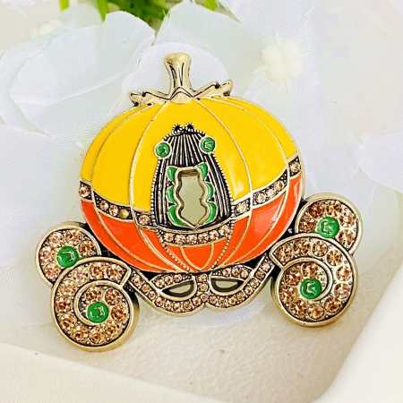 Brosa Trasura Dovleac Cenusareasa, Brosa Statement Dama Femei [3]