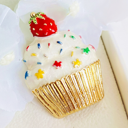 Brosa Briosa Capsuni, Brosa Statement Dama Femei [2]