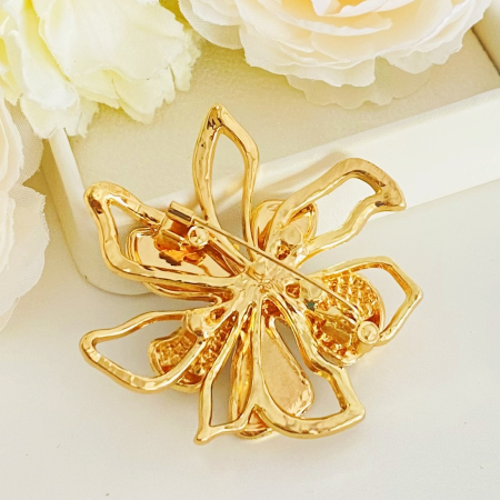 Brosa Floare Mov Albastra, Brose Dama, Brose Elegante [8]