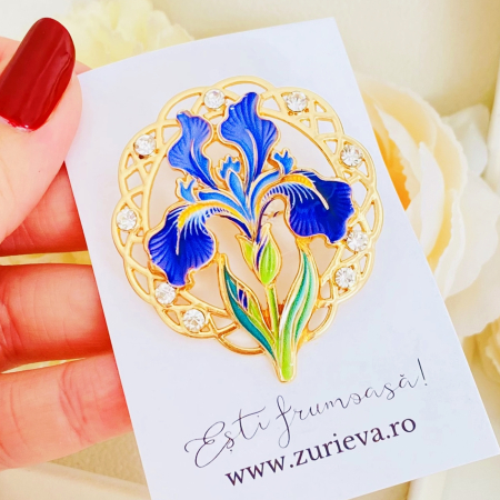 Brosa Floare Iris, Brose Dama, Brose Flori [7]